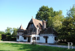 Manors for sale - upper-normandy - In Eure, Anglo-Norman-style manor house from the Napoleon III period 