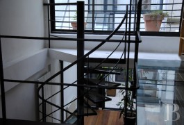 ile-de-france - Au c�ur du quartier de la Butte aux Cailles, une maison contemporaine avec terrasse et patio