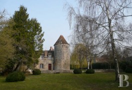 Manors for sale - burgundy - 12th & 15th century manor -one hour south of Paris