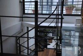 ile-de-france - Au c�ur du quartier de la Butte aux Cailles, une maison contemporaine avec terrasse et patio
