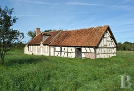 les maisons de caract�re &agrave; vendre - centre-val-de-loire - En Sologne,-long&egrave;re du 19&egrave;me S. et son pr&eacute; de 4ha
