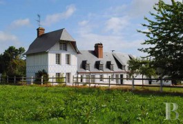 les corps de ferme &agrave; vendre - basse-normandie - En pays d�Auge,-corps de ferme r&eacute;am&eacute;nag&eacute; et agrandi

