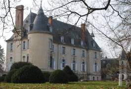 Castles / chateaux for sale - picardy - 19th century chateau and its outbuildings,-near to Soissons, 120 km (75 miles) from Paris