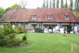 les maisons de caract�re &agrave; vendre - haute-normandie - En Pays du Roumois, Haute Normandie,-ancien corps de ferme 