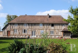 les maisons de caract�re &agrave; vendre - haute-normandie - Dans l�Eure,-ancienne ferme normande du 17&egrave;me S.