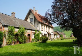 Character houses for sale - upper-normandy - Haute Normandie, proche C&ocirc;te d'Alb&acirc;tre, ancien corps de ferme 