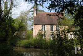 Character houses for sale - pays-de-loire - Deep in the country in the French department of Sarthe, a manor house and dwelling in 10 acres