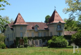 les ch�teaux &agrave; vendre - aquitaine - A la limite des Landes- et du Gers, ch&acirc;teau et propri&eacute;t&eacute; &eacute;questre