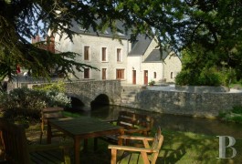Mills for sale - lower-normandy - 13th century watermill in 2.5 ha (6.2 acres) used for self-catering, 
country holiday accommodation in the Bessin region
