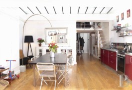 ile-de-france - A 137 m&sup2;, artist�s studio or open-plan flat near to the �Village Jourdain� in Paris� 20th arrondissement 
