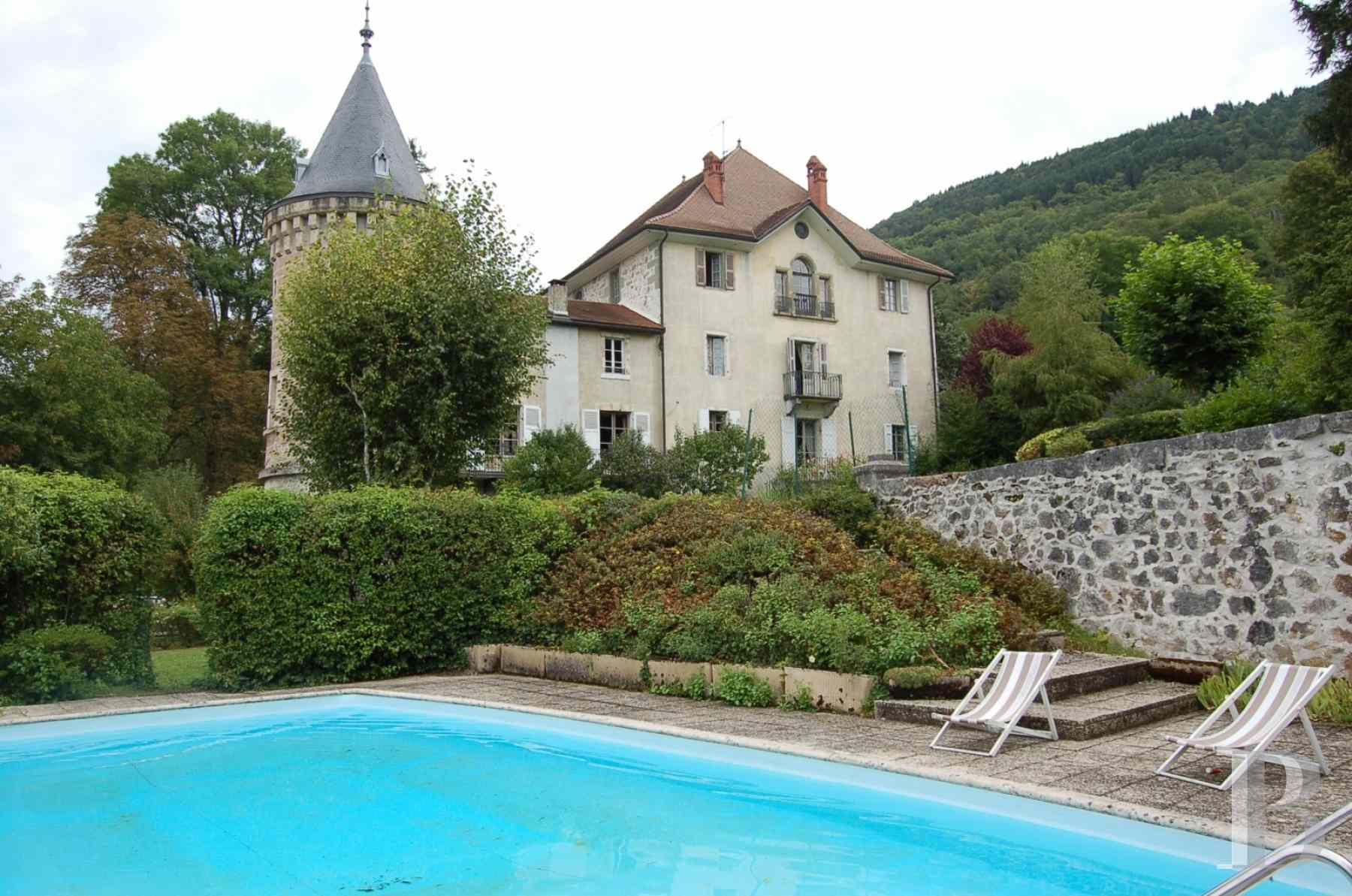 A village chateau near to Lake Bourget an hour from Geneva between Aix