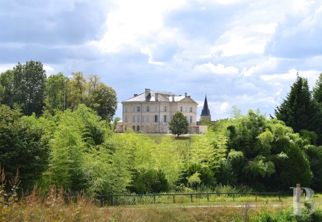 An 1810, listed, neoPalladian style chateau, resulting from and