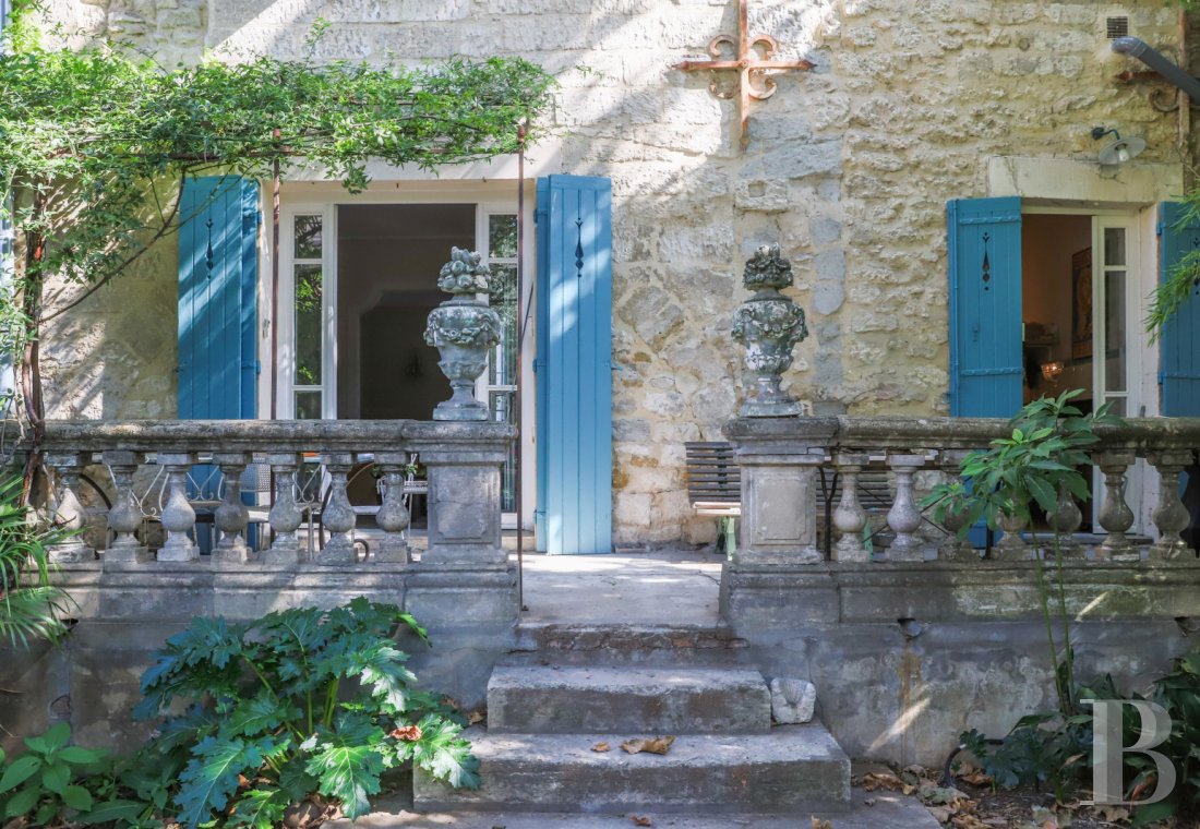 Dans le centre d’Avignon, deux maisons de ville et leurs trois jardins - photo  n°4