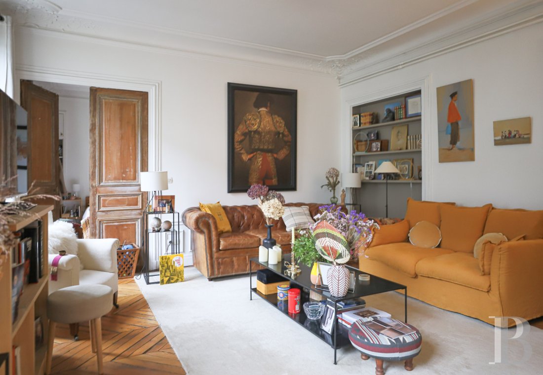 appartements à vendre - paris - Place du Marché-Saint-Honoré, au troisième étage d'un immeuble du 19e s., un appartement lumineux de 114 m²