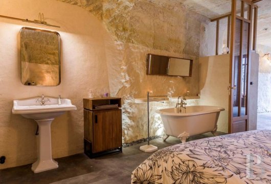 Dans le Val de Loire, face à Amboise,  une maison troglodytique tout en confort et lumière - photo  n°33