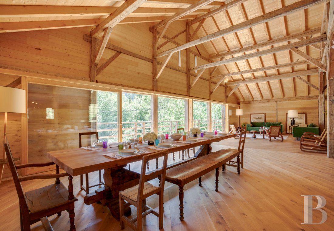 Dans la vallée de la Manche, à proximité de Morzine,  une ferme-chalet du 18e siècle pour une grande famille ou de nombreux amis - photo  n°8