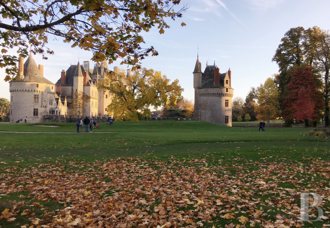 châteaux à vendre - pays-de-loire - Dans la région des marches de Bretagne, au sein d'un parc de 200 ha  et son parcours de 18 trous, un appartement dans la bretèche d'un château inscrit MH 