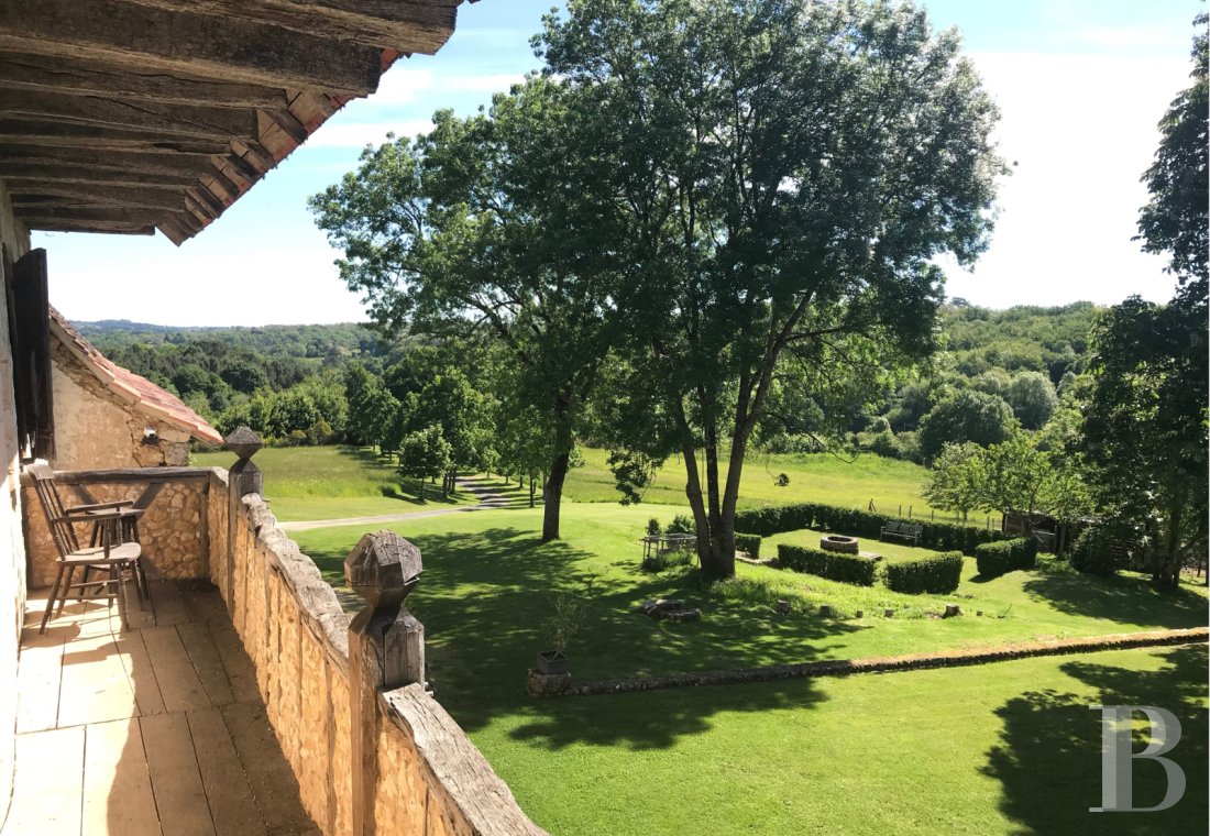 En Dordogne, entre Bergerac et Saint-Astier, un domaine du 14e siècle entouré de 13 hectares de bois et prairies - photo  n°17
