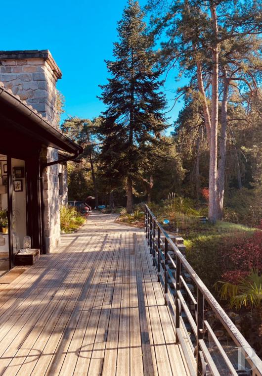 Dans la forêt de Fontainebleau,  une « Prairie House » à la française  - photo  n°9