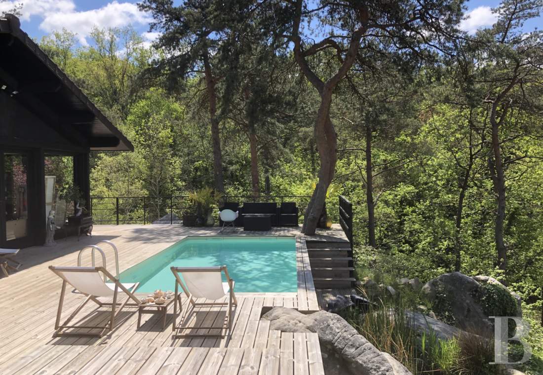 Dans la forêt de Fontainebleau,  une « Prairie House » à la française  - photo  n°15