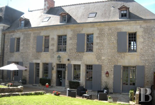 An 18th Century Mansion House And Its Wooded Garden In The Centre Of A Town On The Banks Of The Loire 25 Km From Tours