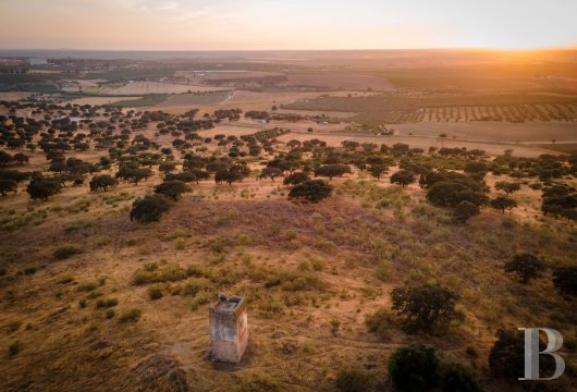 À Serpa, au sud de l'Alentejo, un domaine de près de 60 ha, avec tour de guet et piscine
